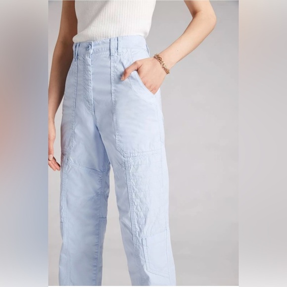 Maeve by Anthropologie Tapered Leg Cargo Pants Plus Size 16W Granola Girl KHAKI - Picture 13 of 13